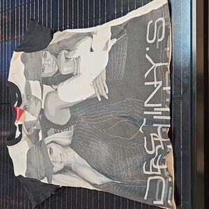 Vintage y2k Bravado Destiny's Child Tee Shirt Beyonce' Band 00s Concert Festival